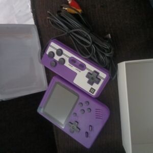 Purple Handheld Gaming Console